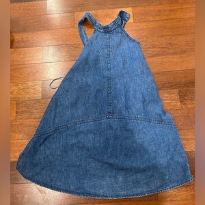 Free people denim backless dresss size xs